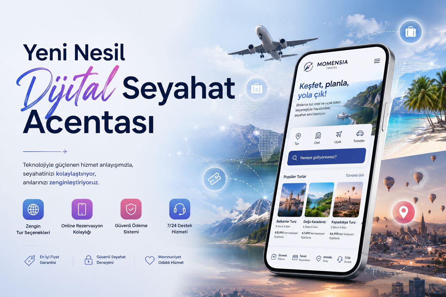 Dijital Seyahat Acentası Nedir? Erzurum'da Yeni Nesil Seyahat Deneyimi | Momensia Travel