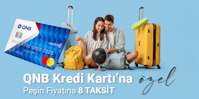 QNB Kredi Kartı’na Özel Peşin Fiyatına 8 Taksit